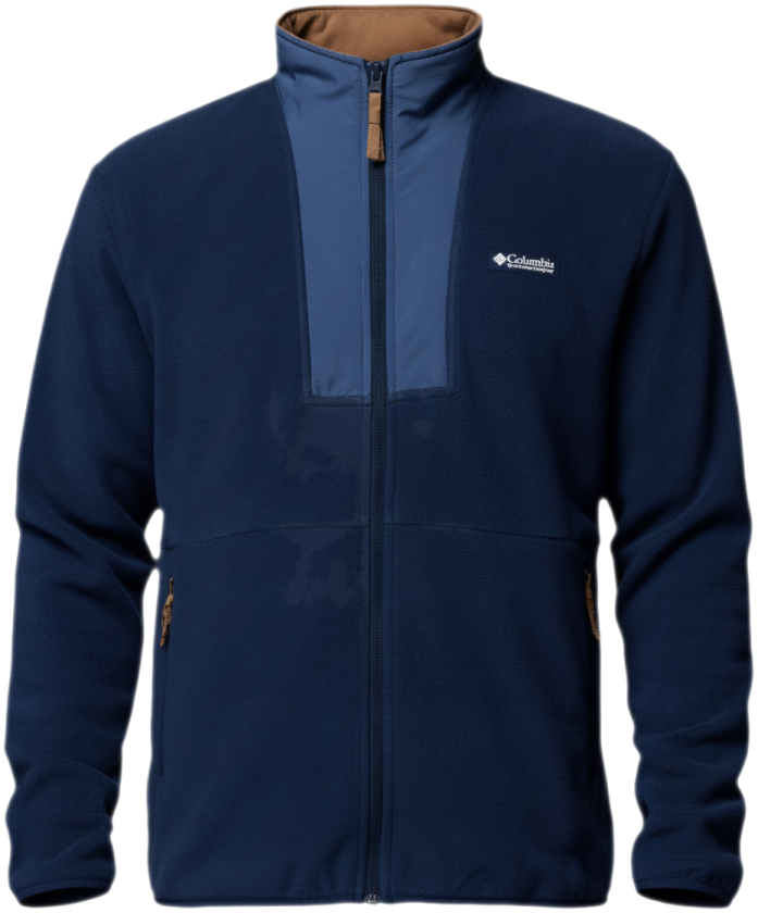 Columbia Erkek PFG Lacivert Sequoia Grove II Tam Fermuarlı Polar